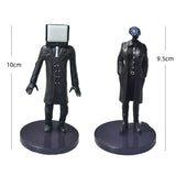 -10-11cm scale non-jointed figures based on characters from the universe of the Skibidi Toilet series. Combine sets to form your own armies for epic battles. Free Shipping from Abroad.

weird wtf skibidi dop yes trending action figure toys tv camera man mecha robots weirdest youtube poop most popular anime media memes-