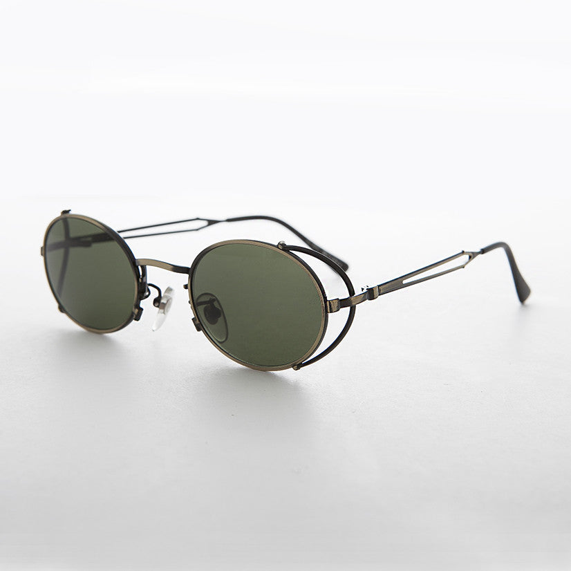 -Antique Bronze / Green Lens-