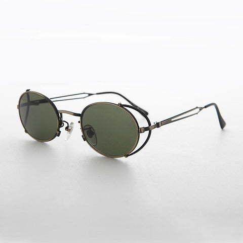 -Antique Bronze / Green Lens-