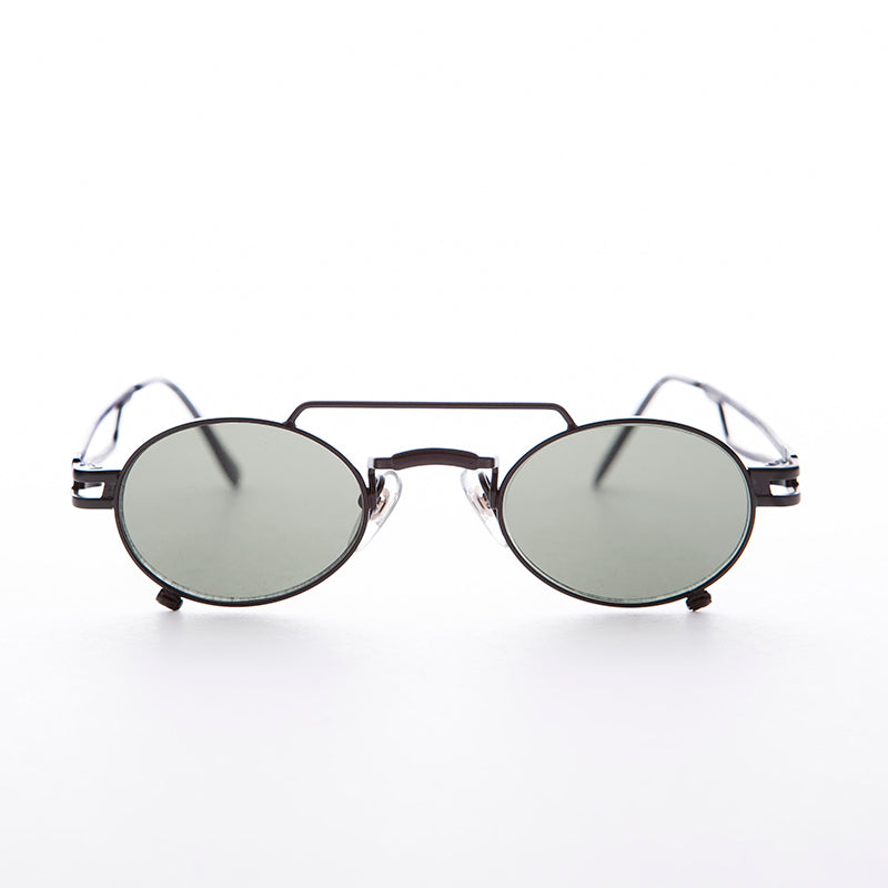 -Black / Green Lens-