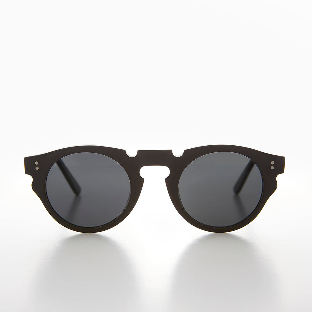 -Matte Black/Gray Lens-