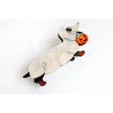 Ghost Dachshund Brooch by Laliblue-2