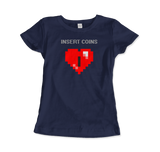 -Women (Fitted)-Navy-L-