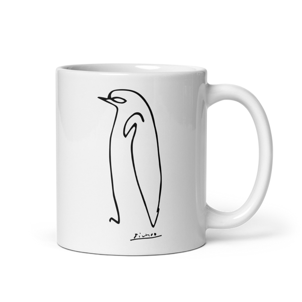 Pablo Picasso Penguin Line Artwork Mug – Domestic Platypus