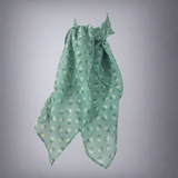 -Green with White Polka-Dot-One Size-