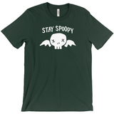 -Stay Spoopy winged skull graphic tee. High quality printing on soft Bella Canvas Canvas shirt. These shirts are made-to-order and typically ship in 2-4 business days from within the USA.

Funny kowai cute halloween goth gothic spoopy spooky girl boy mens womens unisex t-shirt -Forest-S-