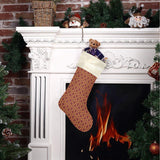 Overlook Halloween and Christmas Stocking - Horror Hotel Pattern AOP-Unique, high quality holiday stocking measuring approximately 7.85 x 17.5 Inches, plenty of space for small Christmas presents and candies. 3.53oz Premium quality 100% polyester stockings with printed classic horror hotel carpet pattern, themed top panel and sturdy hanging loop. Free Shipping Worldwide. -