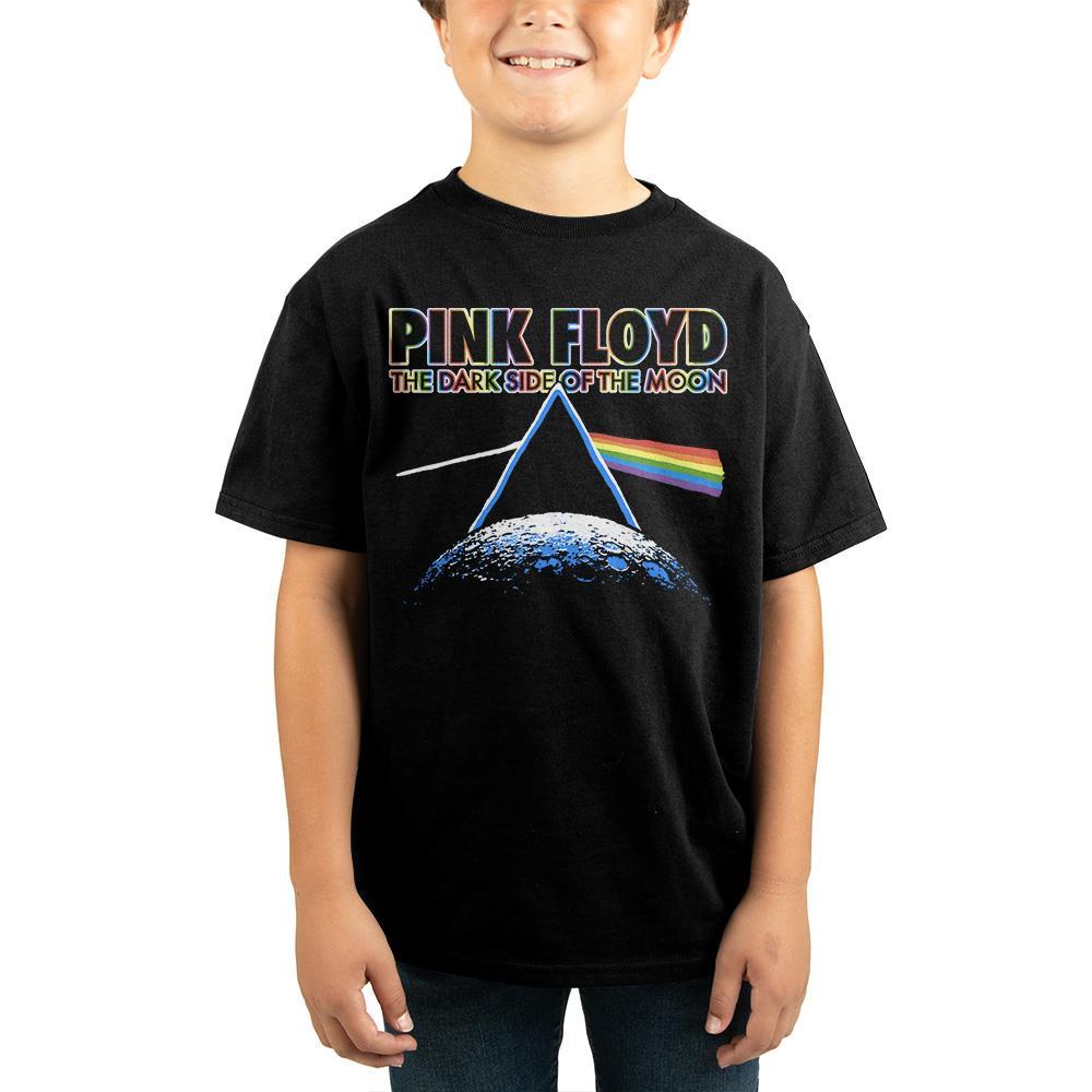 Pink Floyd Dark Side of the Moon Youth / Kids Tee, Officially Licensed-Black-XS-