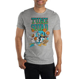 Looney Tunes SPACE JAM Tunes Squad Graphic Tee, Officially Licensed-Soft and comfortable 100% pre-shrunk cotton jersey mens / unisex tee with a bright and bold, soft to the touch, classic Space Jam 'Tune Squad' Graphic. Genuine, officially licensed Looney Tunes Space Jam apparel.Ships from USA. Retro vintage style 1990s nineties 90s kids basketball movie Bugs Daffy Foghorn Leghorn Taz-Heather Gray-S-