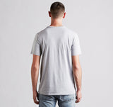 Heather Gray Supima Cotton Crew Tee - Mod Thread, Made in the USA-This crew neck tee is destined to be a staple in your wardrobe. It features a contemporary fit and is made with a lightweight, buttery 100% Supima cotton woven in Los Angeles. Made in the USA and typically ships in 2-3 business days. High end designer super ultra soft fashion t-shirt. Heather Gray mens / unisex-