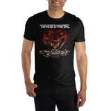 Twisted Metal Classic Cast Retro Graphic Tee, Playstation Gamer Shirt-Gear up for your next demolition derby with this Twisted Metal short-sleeve t-shirt. Mens / unisex soft cotton tee with high quality professionally printed graphic. Officially licensed Twisted Metal apparel. Ships in 2-3 business days from within the USA. Sony Playstation Retro Gaming Shirt PS1 PS2 PS3 PS4 PS5-BLACK-S-