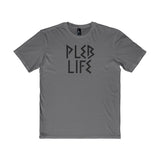 Funny PLEB LIFE Shirt, Mens / Unisex Plebian Graphic Tees, USA-District T-shirt (DT6000) is made of 4.3 ounce, 100% ring-spun combed cotton. Heathers are made of 4.3 ounce, 50/50 ring-spun combed cotton/poly. Heather Grey is made of 90/10 ring-spun combed cotton/poly. Tear-away tag.These shirts ship in 3-5 business days from within the USA. Rome Roman Latin Plebs Plebian Patrician-