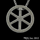 Kingkiller Chronicle TEHLU'S IRON WHEEL Necklace, Official Rothfuss --