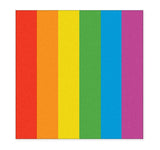 Rainbow Striped Floor Mat / Hall Runner, Colorful Event Party Decor-Convention quality low profile, thin style floor mat. Durable non-woven polyester fiber top, non-slip rubber backing. Easy to trim. Customization and other sizes by request. Ships from the USA. Classic LGBTQIA LGBTQX LGBT gay pride rainbow stripe secondary flooring event walkway display decor.-60" x 60"-
