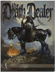 Frank Frazetta Death Dealer Tin Sign, Dark Fantasy Metal Wall Hanging-