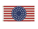 Watchmen 51 Star USA Flag, Custom Cosplay Photo Prop Replica Banner-High quality, professionally printed polyester banner pole flag in your choice of size and style - single or double sided with either grommets or pole pocket. 2x1 / 1x2 ft, 3x2 / 2x3 ft, 3x5 / 5x3 ft or custom size. Fully customizable on request Watchmen Universe 51 Star USA American flag photo prop replica pole banner-2 ft x 1 ft-Standard-Grommets-Does Not Apply