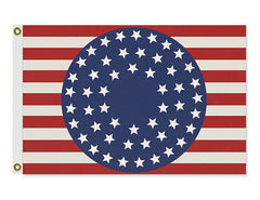 Watchmen 51 Star USA Flag, Custom Cosplay Photo Prop Replica Banner-High quality, professionally printed polyester banner pole flag in your choice of size and style - single or double sided with either grommets or pole pocket. 2x1 / 1x2 ft, 3x2 / 2x3 ft, 3x5 / 5x3 ft or custom size. Fully customizable on request Watchmen Universe 51 Star USA American flag photo prop replica pole banner-