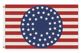 Watchmen 51 Star USA Flag, Custom Cosplay Photo Prop Replica Banner-High quality, professionally printed polyester banner pole flag in your choice of size and style - single or double sided with either grommets or pole pocket. 2x1 / 1x2 ft, 3x2 / 2x3 ft, 3x5 / 5x3 ft or custom size. Fully customizable on request Watchmen Universe 51 Star USA American flag photo prop replica pole banner-5 ft x 3 ft-Standard-Grommets-Does Not Apply