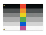 Heteroflexible Pride Flag, 2x1 3x2 5x3 Hetero Flexible LGBT LGBTQ LGBTQIA-High quality, professionally printed polyester flag in your choice of size and style, single or fully double-sided with blackout layer, grommets or pole pocket / sleeve. 2x1ft / 1x2ft, 3x2ft / 2x3ft, 5x3ft / 3x5ft, custom. Fully customizable. Flexible Sexuality Love is Love Hetero Homo Heterosexual Homosexual Pride-