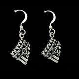 Rothfuss Kingkiller Chronicle EOLIAN TALENT PIPES Earrings, Sterling-Officially licensed Sterling Silver Eolian Talent Pipes earrings inspired by Patrick Rothfuss' KINGKILLER CHRONICLE fantasy novels, Name of the Wind and Wise Man's Fear. Jeweler handcrafted in the USA.
A mark of distinction and recognition for musicians. Kvothe earns his playing "The Lay of Sir Savien Traliard"-