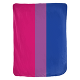 -Bisexual Pride Minky BlanketHigh quality printed image on a luxurious, soft and warm 100% polyester minky fleece blanket. Double-sided blankets are printed on both sides. Single-sided blankets are white on the reverse.This item is made to order. Ships from the USA. Bi bisexual LGBT LGBTQ LGBTQIA LGBTQX pride striped-60x80 inch-Single Sided-