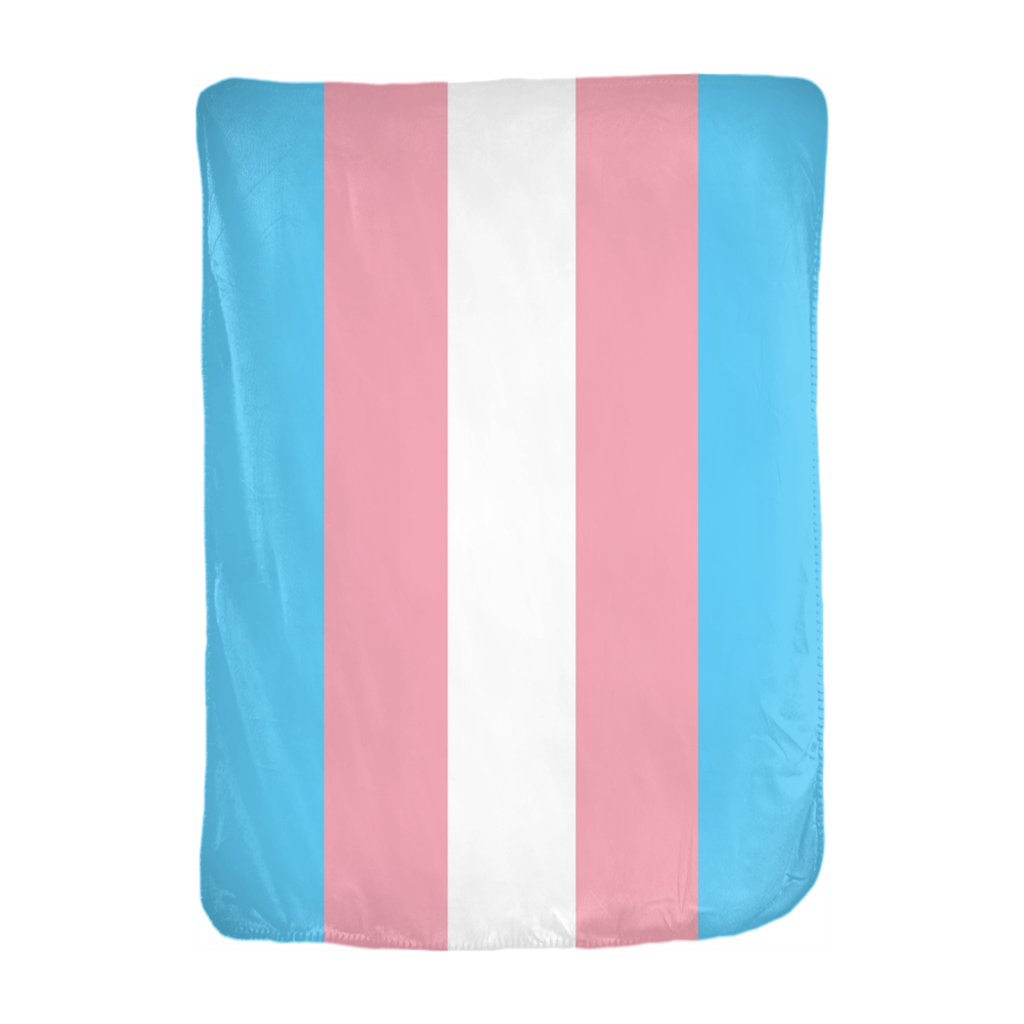 -High quality printed image on a luxurious, soft and warm 100% polyester minky fleece blanket. Double-sided blankets are printed on both sides. Single-sided blankets are white on the reverse.This item is made to order. Ships from the USA. Trans Transgender LGBT LGBTQ LGBTQIA LGBTQX pride rights equality snuggle gift-30x40 inch-Single Sided-
