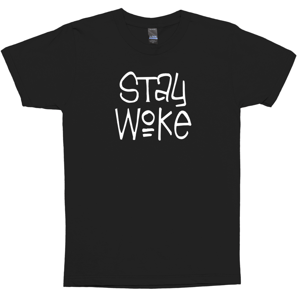 Stay Woke Shirt, Dark Colors - Black Lives Matter, Justice & Equality-High quality mens / unisex fine jersey tee. These shirts are made-to-order and typically ships in 3-5 business days from within the USA. Stay Woke, Black Lives Matter, BLM, Defund the Police, Reform Law Enforcement, Social Justice, Economic Justice, Anti-Trump, Systematic Racism, Equality for All, Demand Accountabiity-Black-Small (S)-