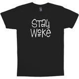 Stay Woke Shirt, Dark Colors - Black Lives Matter, Justice & Equality-High quality mens / unisex fine jersey tee. These shirts are made-to-order and typically ships in 3-5 business days from within the USA. Stay Woke, Black Lives Matter, BLM, Defund the Police, Reform Law Enforcement, Social Justice, Economic Justice, Anti-Trump, Systematic Racism, Equality for All, Demand Accountabiity-Black-Small (S)-