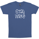 Stay Woke Shirt, Dark Colors - Black Lives Matter, Justice & Equality-High quality mens / unisex fine jersey tee. These shirts are made-to-order and typically ships in 3-5 business days from within the USA. Stay Woke, Black Lives Matter, BLM, Defund the Police, Reform Law Enforcement, Social Justice, Economic Justice, Anti-Trump, Systematic Racism, Equality for All, Demand Accountabiity-Indigo-Small (S)-