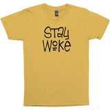 Stay Woke Tees, Light Colors - Black Lives Matter, Justice & Equality-High quality mens / unisex fine jersey tee. These shirts are made-to-order and typically ships in 3-5 business days from within the USA. Stay Woke, Black Lives Matter, BLM, Defund the Police, Reform Law Enforcement, Social Justice, Economic Justice, Anti-Trump, Systematic Racism, Equality for All, Demand Accountabiity-Ginger-Small (S)-