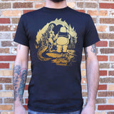 -A love neither could deny, in a city that didn't stand a chance.Mens / unisex style graphic tee, designed and professionally silkscreen printed in the USA. Solid colors are 100% cotton. Heather colors are cotton polyester blend. Typically ships in 2-3 business days. retro vintage style screenprinted kaiju love t-shirt-