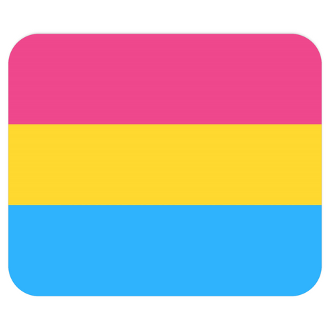 -Soft and comfortable 9x7 inch mousepad made from high density neoprene with a colorfast, stain resistant and easy to clean smooth fabric top layer.These items are made-to-order and typically ship in 2-3 business days from within the US. Pan Pansexual Flag Striped LGBTQ LGBTQIA LGBTQX Pride Mouse Pad-