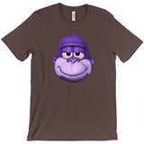 -Retro Y2K fashion hiphop streetwear purple swag high ape bonzi 420 great grape gorilla windows98 2000 internet meme spyware virus nineties funny stoner millennium icon

Comfortable and durable mens/unisex style Bella & Canvas t-shirt. Quality combed ring-spun cotton with a classic fit, crew neck and short sleeves. -Brown-S-