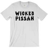 Funny WICKED PISSAH Tee, Mens/Unisex Adult Sizes, Shipped from the USA-Soft airlume cotton standard fit t-shirt with short sleeves and crew neck. -
Boston Mass New England Massachusetts New Hampshire Rhode Island Maine Vermont Connecticut MA NH RI MN VT CT aweome regionalism saying slang townie chowda head masshole sox celtics bruins huskies revolution patriots black wolves fan smaht -M-Silver-