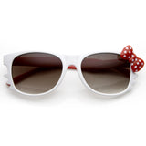 Hello Kitty Polka Dot Bow Sunglasses, Cute and Colorful Sanrio Glasses--