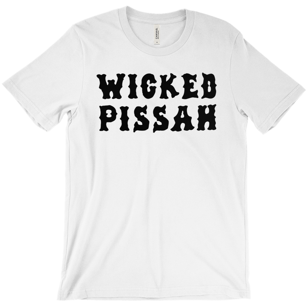 Funny WICKED PISSAH Tee, Mens/Unisex Adult Sizes, Shipped from the USA-Soft airlume cotton standard fit t-shirt with short sleeves and crew neck. -
Boston Mass New England Massachusetts New Hampshire Rhode Island Maine Vermont Connecticut MA NH RI MN VT CT aweome regionalism saying slang townie chowda head masshole sox celtics bruins huskies revolution patriots black wolves fan smaht -M-White-