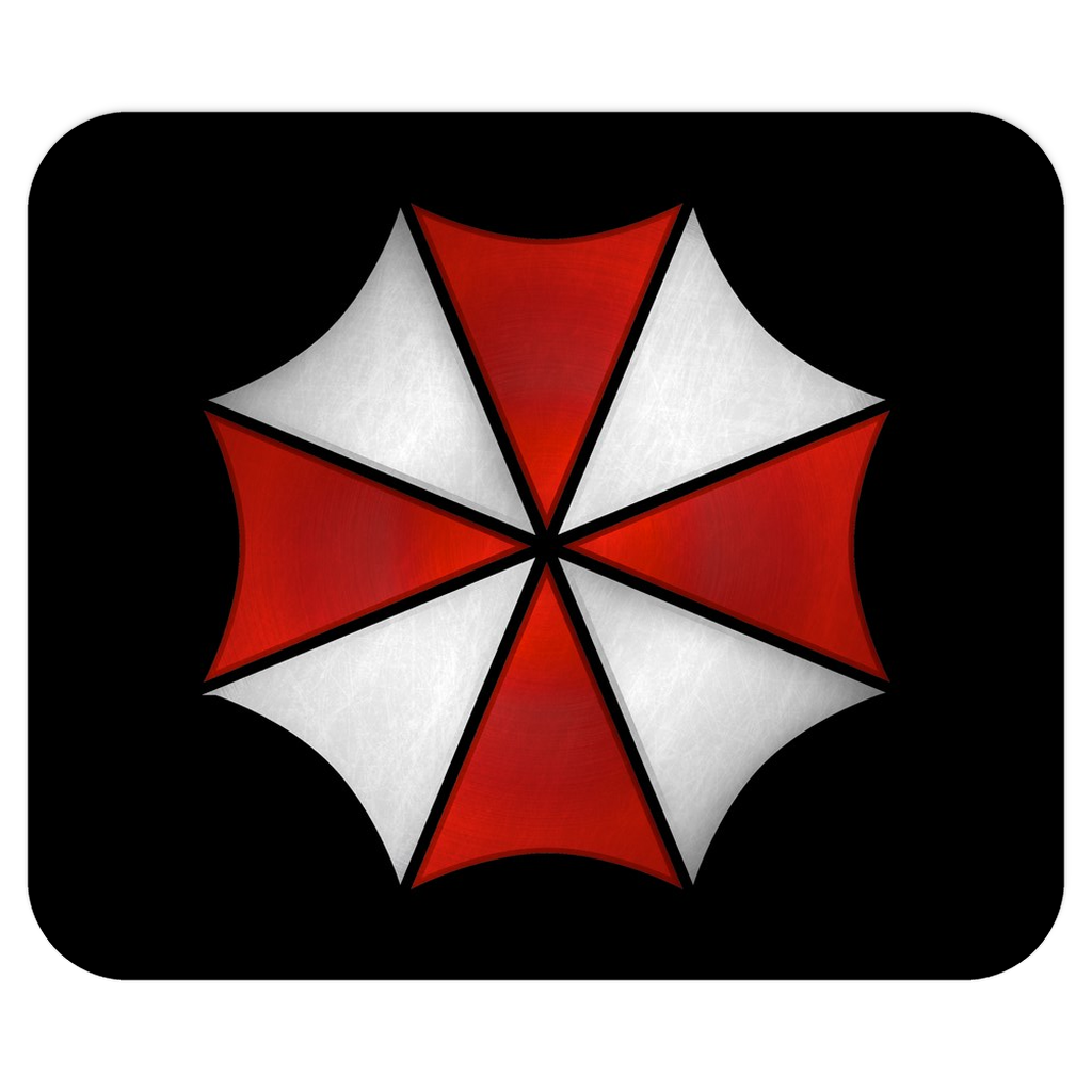 Umbrella Corporation Mousepad, Red White & Black Logo/Emblem Mouse Pad-Soft and comfortable 9x7 inch mousepad made from high density neoprene with a colorfast, stain resistant and easy to clean smooth fabric top layer.These items are made-to-order and typically ship in 2-3 business days from within the US. Evil Resident Gamer Umbrella Corp Zombie Gift.-