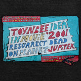 Toynbee Tile Women's Shirt - Cryptic Sci-Fi Street Art Mystery-Witness Toynbee Idea Resurrected From Dead Streets.No longer one man. We are the media. Thank you and goodbye.TOYNBEE IDEA IN MOVIE 2001 RESURRECT DEAD ON PLANET JUPITER –– Womens fashion fit fine cotton or poly blend graphic tees. These shirts are made to order and typically ship in 3-5 business days.-Tri-Blend Black-S-