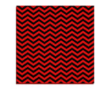 RED LODGE Chevron Floor Mat / Hall Runner, Peaks Twin ZigZag Pattern-Convention quality low profile, thin style floor mat. Durable non-woven polyester fiber top, non-slip rubber backing. Easily trimmed to fit a particular area. Made-to-order, shipped from the USA. Red and black twin Zig Zag home decor secondary flooring event walkway temporary haunted house peaks chevron lodge pattern-