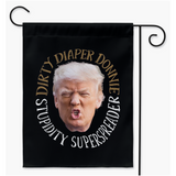 -100% poly poplin-canvas fabric, wash on gentle cycle and hang to dry.12x18", 18x27 or 24x36. Flag hanger / stand not included. Made-to-order in & shipped from the USA.

Make America Great Again... Lock Him Up RESIST Fascist MAGA Criminal Trump For Prison Treason Insurrection American Disgrace protest demand justice -Single-24.5x32.125 inch-Black-