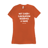 -Women's style Bella & Canvas crew neck t-shirt. Slim fit, combed ing-spun cotton. Ethical & ecological production. Made-to-order, shipped from the USA.
Feminist Women's Rights Equality George Carlin Quote abortion is healthcare SCROTUS Roe v Wade Persist Resist Protest VOTE pro-choice Bans Off My Body My Choice-Orange-S-