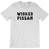 Funny WICKED PISSAH Tee, Mens/Unisex Adult Sizes, Shipped from the USA-Soft airlume cotton standard fit t-shirt with short sleeves and crew neck. -
Boston Mass New England Massachusetts New Hampshire Rhode Island Maine Vermont Connecticut MA NH RI MN VT CT aweome regionalism saying slang townie chowda head masshole sox celtics bruins huskies revolution patriots black wolves fan smaht -S-Silver-