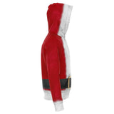 Santa Claus Costume Hoodie, Funny AOP Holiday Hooded Sweatshirt-Funny Santa Claus costume hoodie. Polyester with detailed high definition classic costume print unisex adult hooded sweatshirt with kangaroo pocket. XS, Small, Medium, Large, XL, 2XL, 3XL and 4XL. Made-to-order. 2 weeks to USA. Casual Christmas cosplay holiday party qiaotu office santa xmas gift. Christmastime 2020-