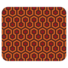 Overlook Mousepad, Classic Retro Horror Hotel Carpet Geometric Pattern-