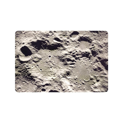 Lunar Surface Doormat - Free Shipping, Unique Moon Landing Space Decor-High quality 23.6 x 15.7in (60x40cm) doormat / floor mat. Professionally printed, durable & colorfast non-woven polyester fiber top, non-slip bottom. Indoor / outdoor use. Free Shipping Worldwide. Fun unique Lunar Surface doormat. Printed moon space decor gift-