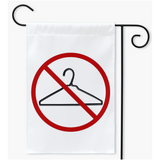 -100% poly poplin-canvas yard / garden flag with sleeve. 12x18, 18x27, 24x36. Made in the USA.

Pro-Choice protest banner sign. Keep abortion free and legal. Abortion is healthcare. Women's Rights are Human Rights. SCROTUS Roe v Wade decision. RESIST Religious Fascism, misogyny, fundamentalist christian sharia law. -White-18.325x27 inch-Single-