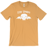 -Stay Spoopy winged skull graphic tee. High quality printing on soft Bella Canvas Canvas shirt. These shirts are made-to-order and typically ship in 2-4 business days from within the USA.

Funny kowai cute halloween goth gothic spoopy spooky girl boy mens womens unisex t-shirt -Orange-XS-