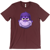 -Retro Y2K fashion hiphop streetwear purple swag high ape bonzi 420 great grape gorilla windows98 2000 internet meme spyware virus nineties funny stoner millennium icon

Comfortable and durable mens/unisex style Bella & Canvas t-shirt. Quality combed ring-spun cotton with a classic fit, crew neck and short sleeves. -Maroon-S-