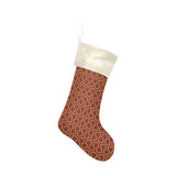 Overlook Halloween and Christmas Stocking - Horror Hotel Pattern AOP-Unique, high quality holiday stocking measuring approximately 7.85 x 17.5 Inches, plenty of space for small Christmas presents and candies. 3.53oz Premium quality 100% polyester stockings with printed classic horror hotel carpet pattern, themed top panel and sturdy hanging loop. Free Shipping Worldwide. -