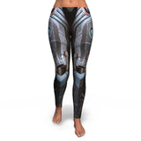Cyborg Leggings - High Quaity All Over Print Costume Cosplay Leggings-Premium polyester and spandex blend four-way stretch costume / cosplay leggings. Squat-proof with elastic waistband and microfiber stitching. Free Shipping Worldwide from abroad. Sci-fi / Science Fiction LARP sexy unique robot android comfortable AOP leggings.-XS-